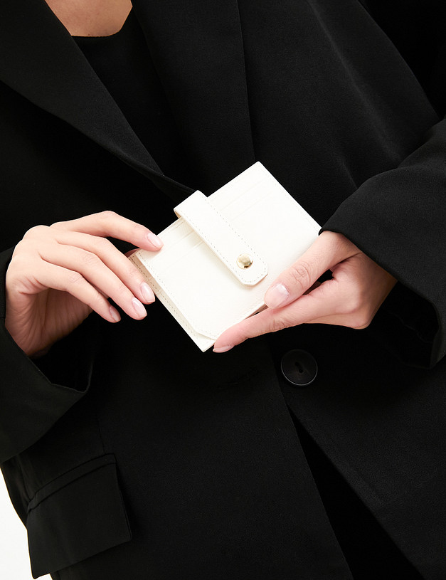 Белый женский картхолдер MASCOTTE 602-4124-101 | ракурс 1