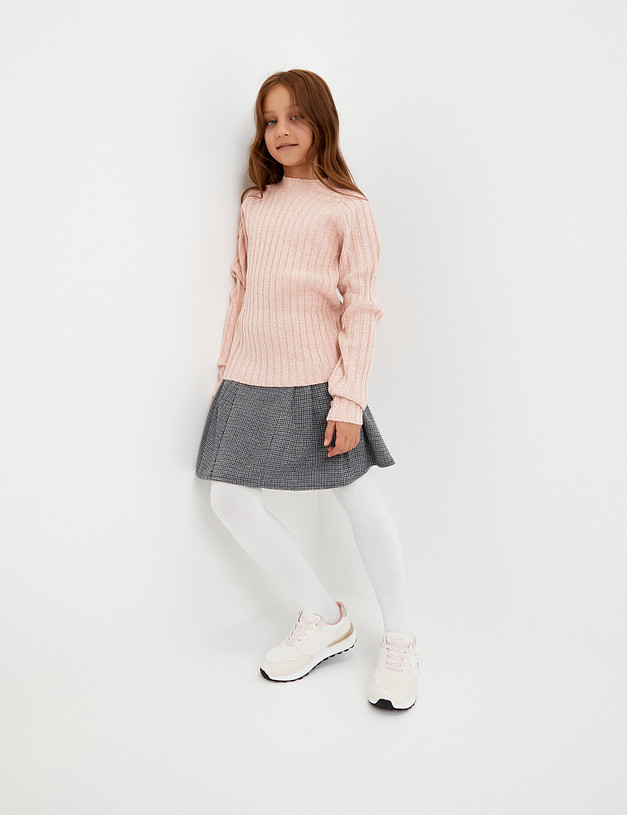 Бежевые кроссовки для девочек MASCOTTE 18-323221-0608 | ракурс 1