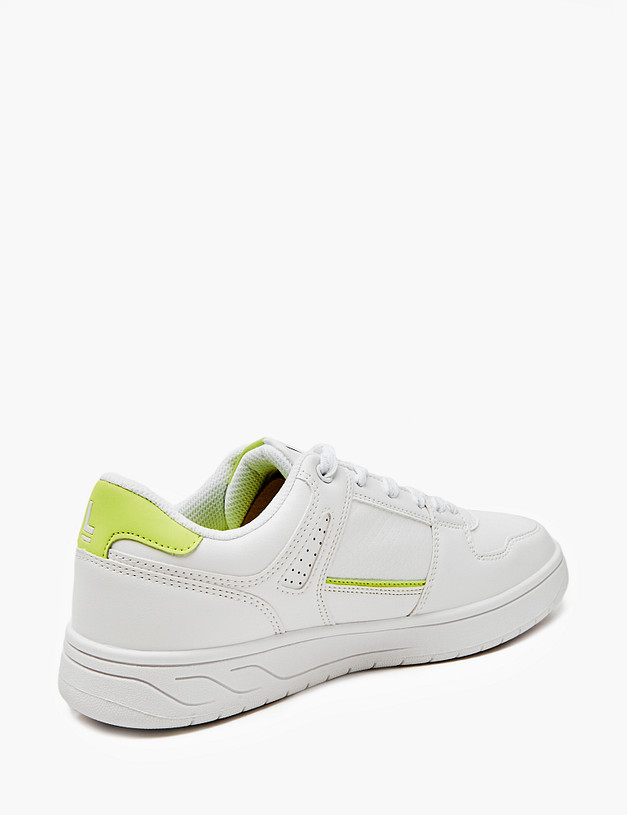 Белые женские кеды MASCOTTE 181-411121-0601 | ракурс 6 Белые женские кеды MASCOTTE 181-411121-0601 | ракурс 6