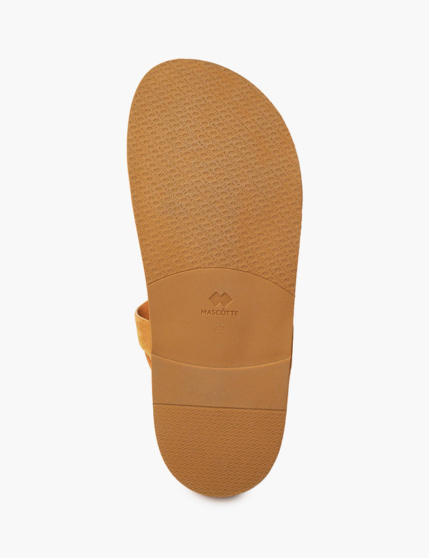 Желтые женские сандалии MASCOTTE 233-512211-0618 | ракурс 7