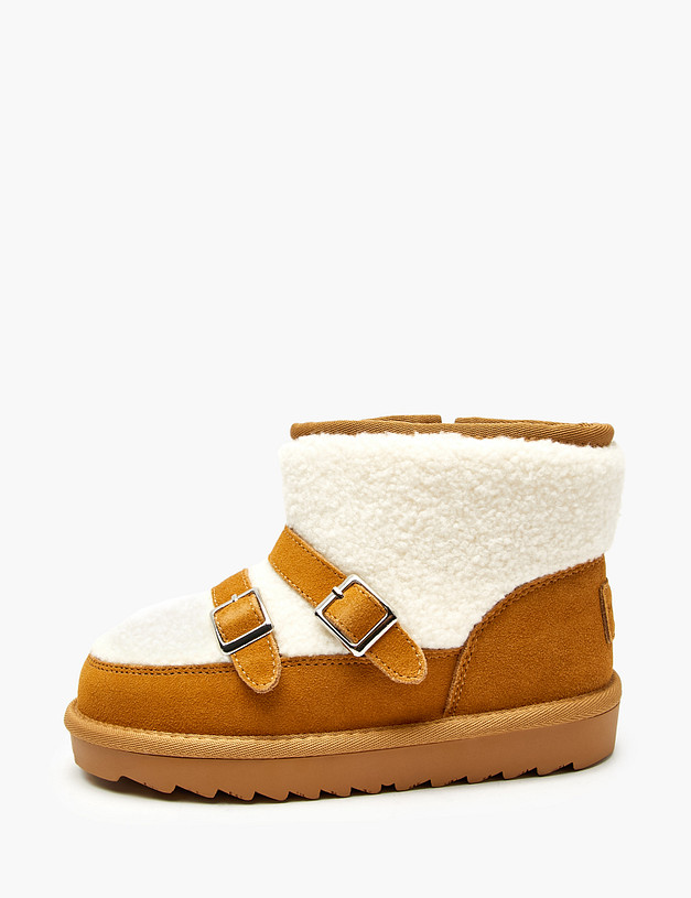 Рыжие угги для девочек MASCOTTE 98-520951-0213 | ракурс 2 Рыжие угги для девочек MASCOTTE 98-520951-0213 | ракурс 2