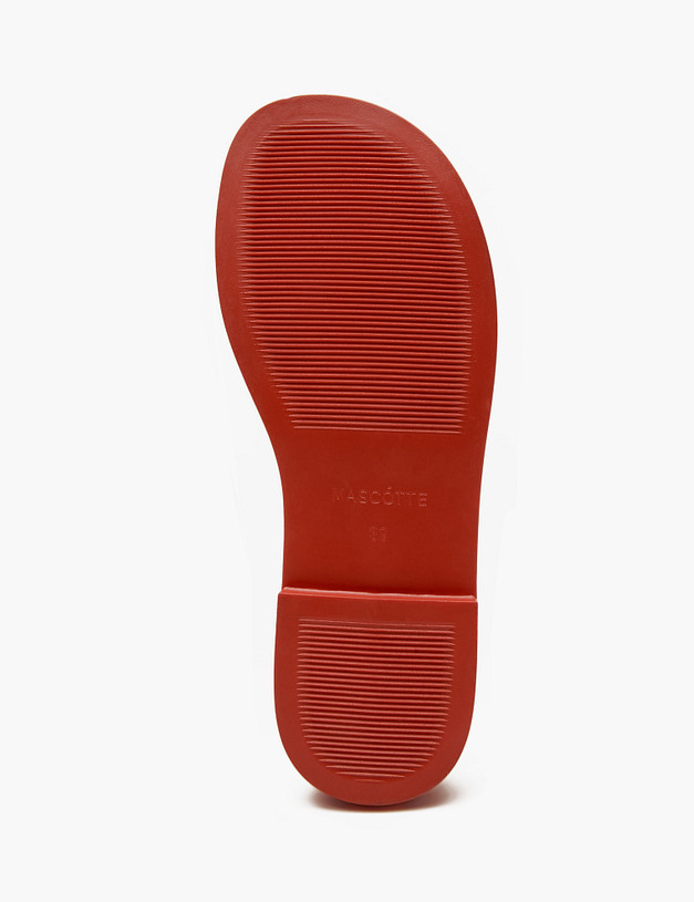 Красные лакированные женские сандалии MASCOTTE 94-410211-0705 | ракурс 5 Красные лакированные женские сандалии MASCOTTE 94-410211-0705 | ракурс 5