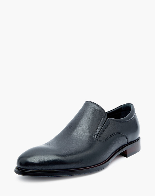 175-311011-0102 Полуботинки мужские нат.кожа/нат.кожа черн, Mascotte