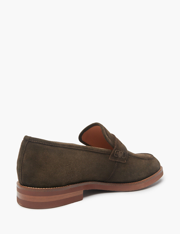 Коричневые мужские лоферы MASCOTTE 175-511011-2225M | ракурс 5 Коричневые мужские лоферы MASCOTTE 175-511011-2225M | ракурс 5