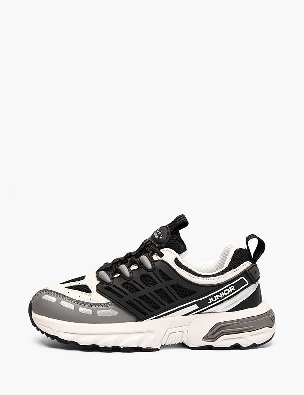 Черные детские кроссовки MASCOTTE 64-612421-0202 | ракурс 1