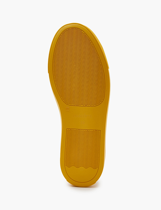 Желтые женские кеды MASCOTTE 22-4120411-0218 | ракурс 7