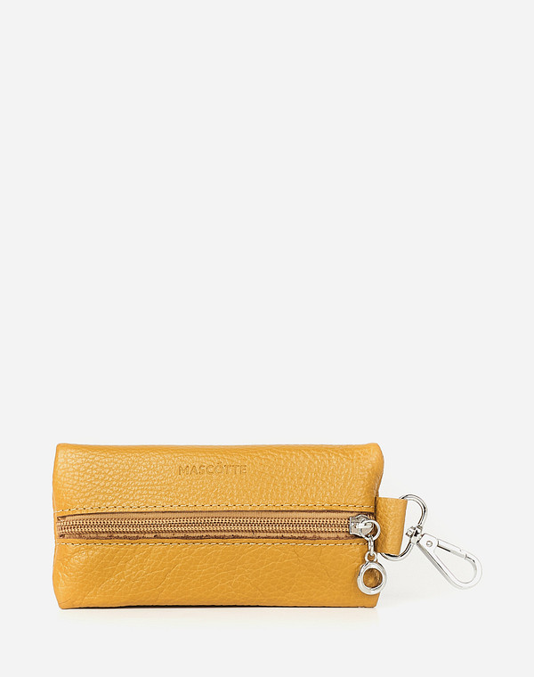 697-1230-118 Ключница жен. нат.кожа желт, Mascotte