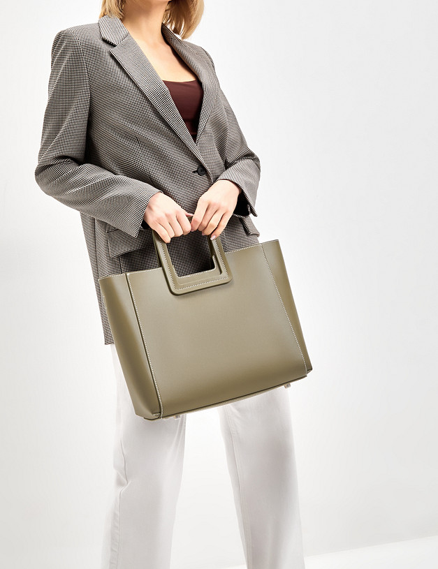 Зеленая женская сумка-тоут MASCOTTE 660-2113-604 | ракурс 1