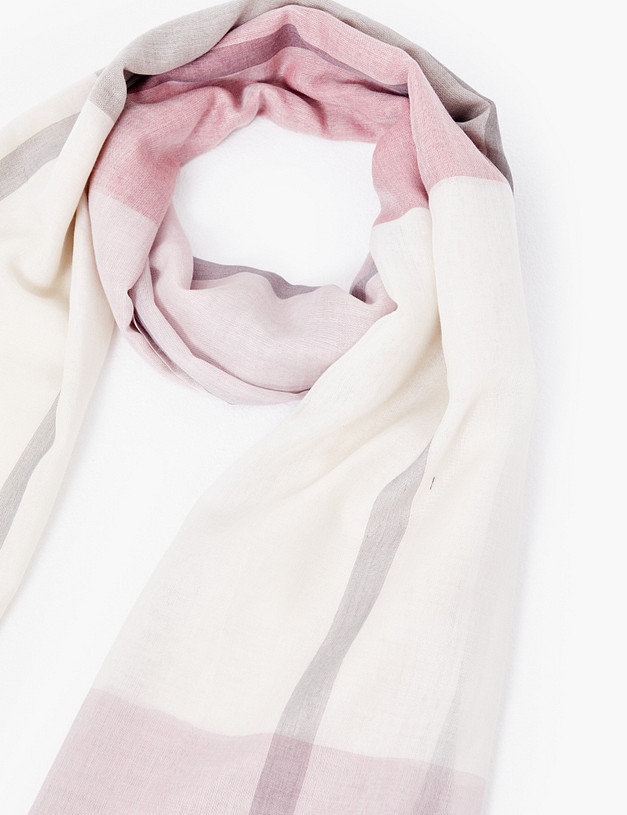 Розовый женский шарф MASCOTTE 766-5116-2606 | ракурс 3