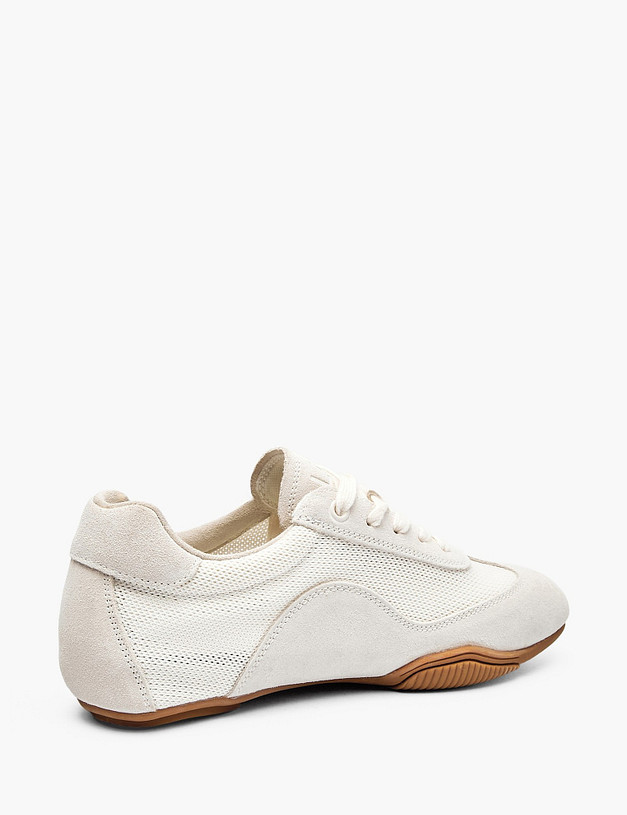 Молочные женские кроссовки MASCOTTE 98-612821-0201 | ракурс 3