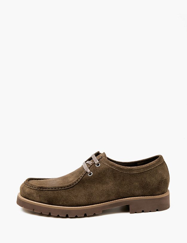 Оливковые мужские полуботинки MASCOTTE 128-415621-0204 | ракурс 2 Оливковые мужские полуботинки MASCOTTE 128-415621-0204 | ракурс 2