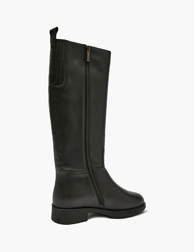 Черные женские зимние сапоги MASCOTTE 233-5282531-3100M | ракурс 3