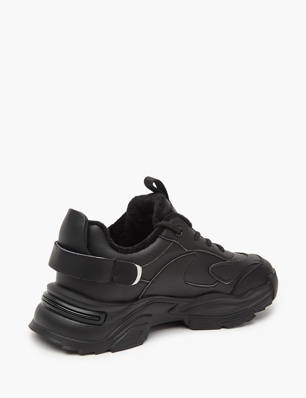 Черные кроссовки для девочек MASCOTTE 234-321521-0602 | ракурс 4