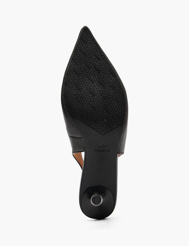 Черные женские слингбэки MASCOTTE 94-614411-3501M | ракурс 5