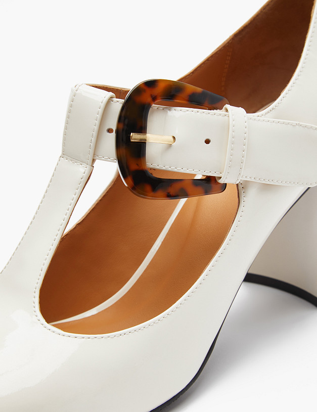 Молочные женские туфли Мэри Джейн MASCOTTE 175-4123111-3778M | ракурс 6