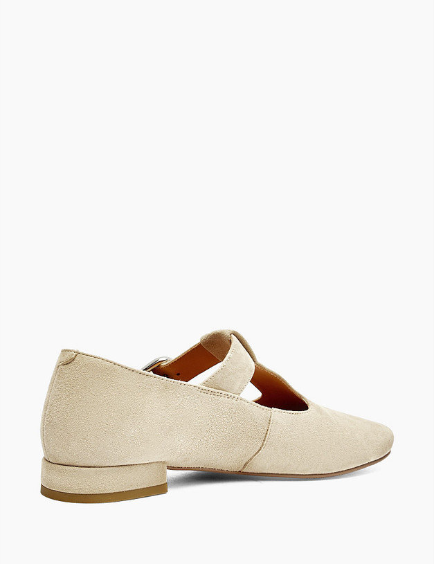 Бежевые женские туфли Мэри Джейн MASCOTTE 234-614311-0608 | ракурс 3