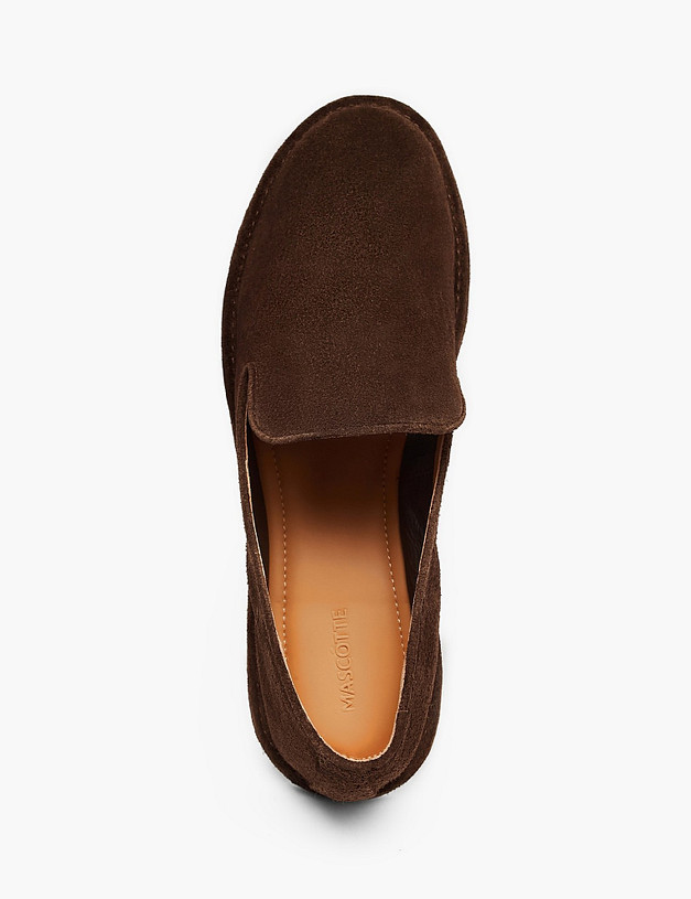 Коричневые женские слиперы MASCOTTE 175-6103891-6602M | ракурс 4