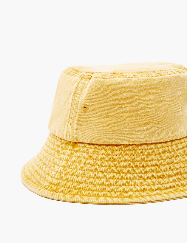 Желтая женская панама MASCOTTE 756-3135-2618 | ракурс 3