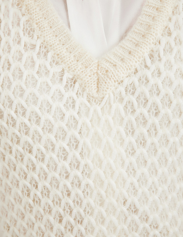 Белый женский жилет MASCOTTE 852-5201-501 | ракурс 6