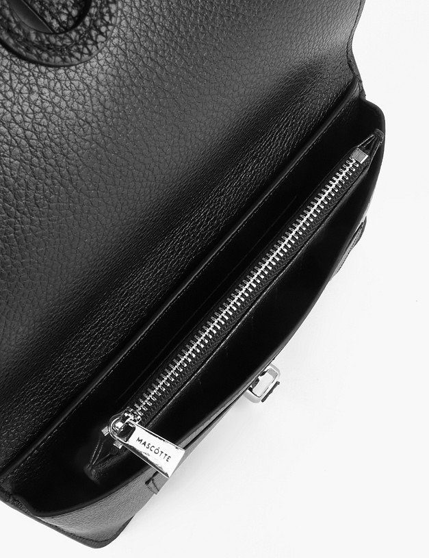 Черный женский кошелек MASCOTTE 671-2122-102 | ракурс 3 Черный женский кошелек MASCOTTE 671-2122-102 | ракурс 3