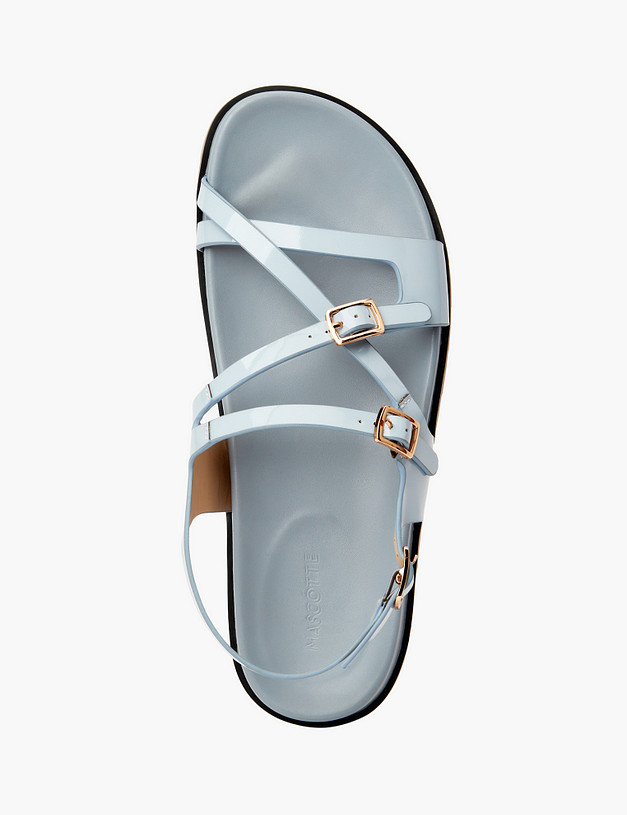 Голубые женские сандалии MASCOTTE 233-2143715-3715M | ракурс 6 Голубые женские сандалии MASCOTTE 233-2143715-3715M | ракурс 6