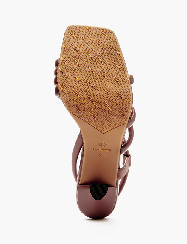 Коричневые женские босоножки MASCOTTE 126-412461-0609 | ракурс 6