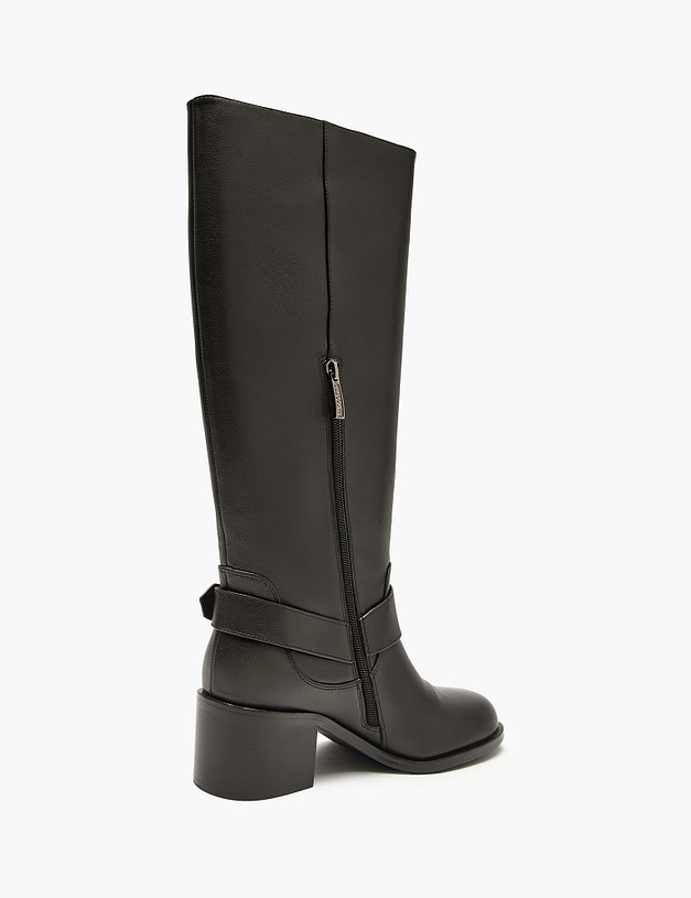 Черные женские сапоги MASCOTTE 175-5282122-3100M | ракурс 3