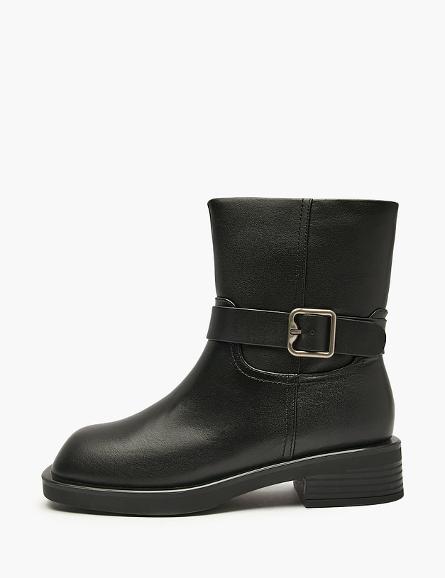 Черные женские зимние ботинки MASCOTTE 94-522131-3100M | ракурс 1