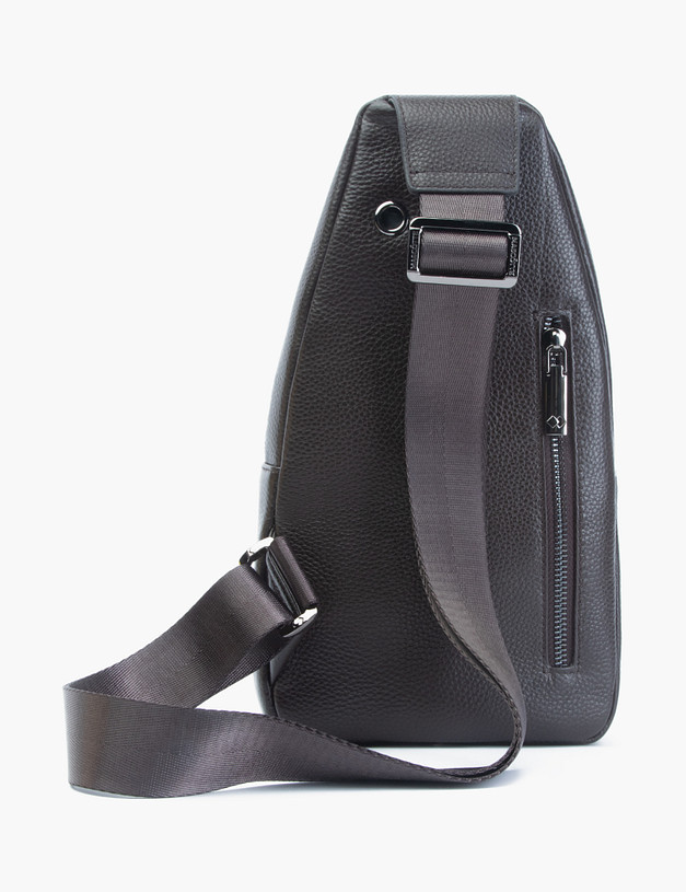 Коричневая мужская сумка из кожи MASCOTTE 602-1116-109 | ракурс 2