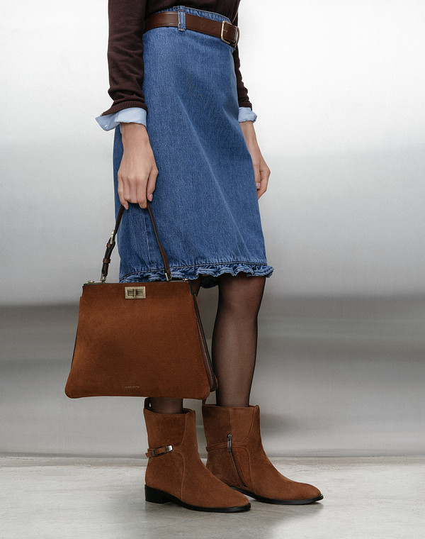 Коричневая женская сумка