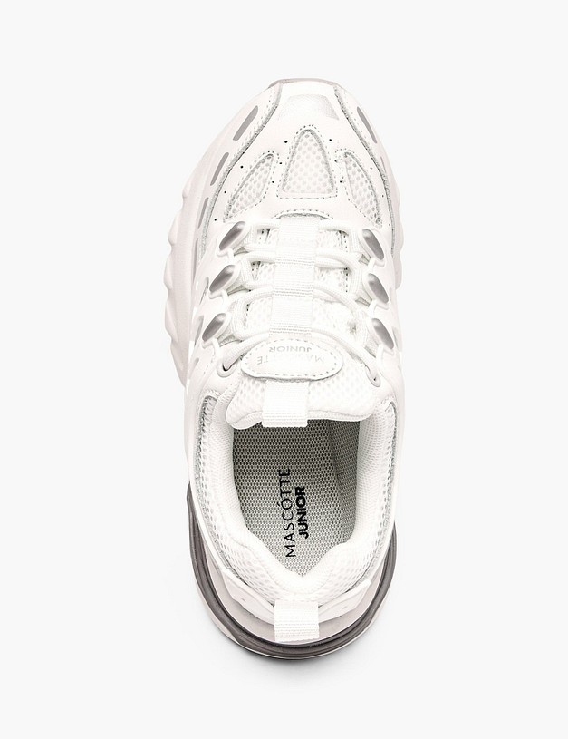 Белые детские кроссовки MASCOTTE 64-612421-0201 | ракурс 4