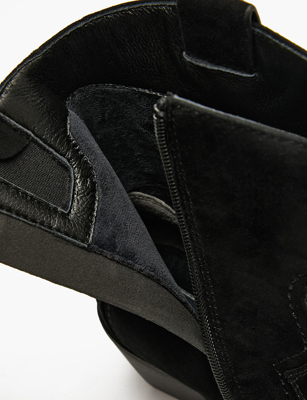 Черные женские казаки MASCOTTE 233-520923-3605M | ракурс 6