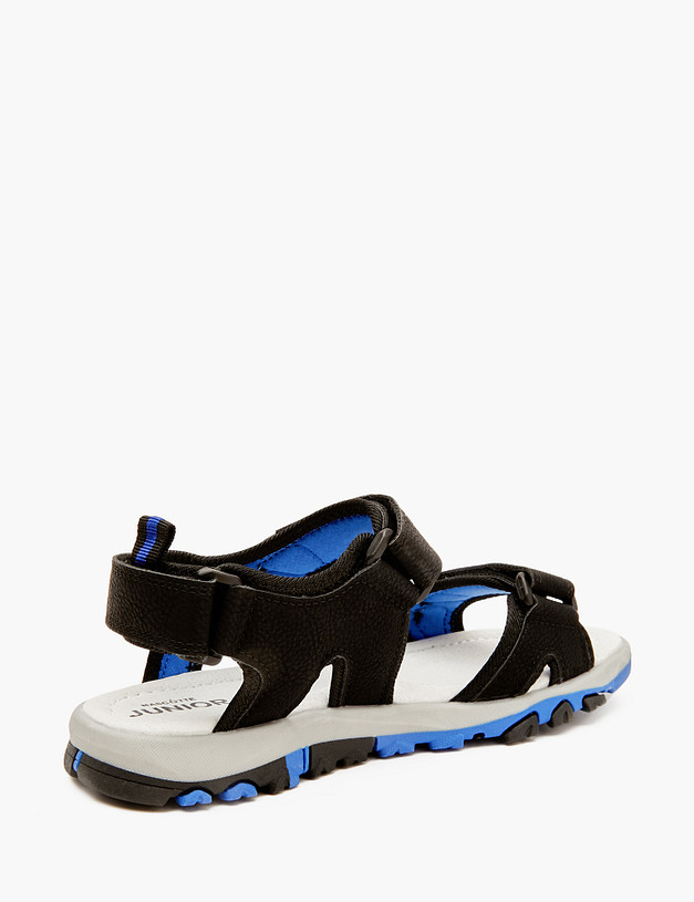 Черные сандалии для мальчиков MASCOTTE 98-412522-0202 | ракурс 5 Черные сандалии для мальчиков MASCOTTE 98-412522-0202 | ракурс 5