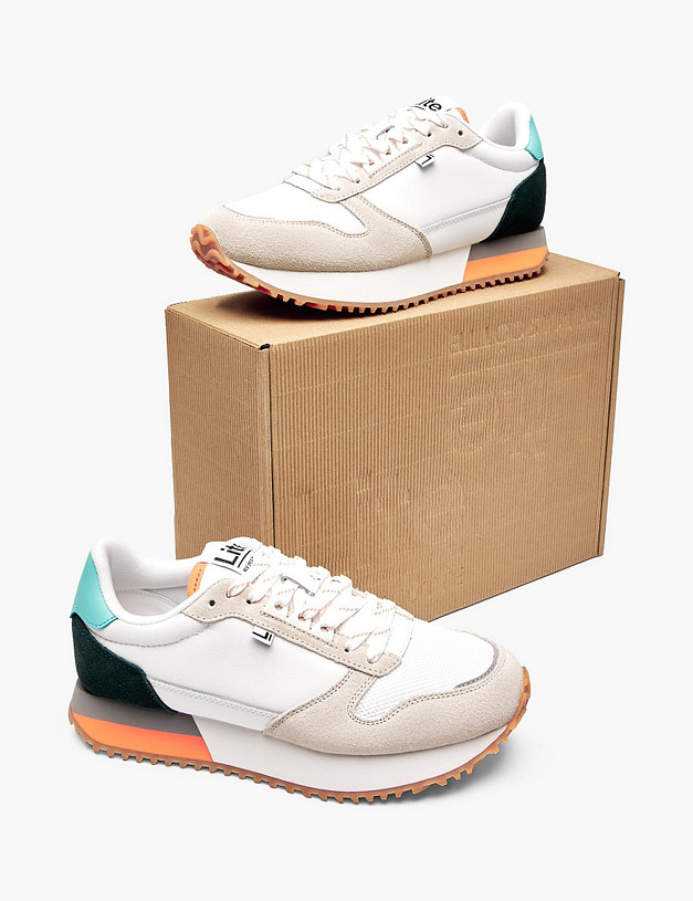 Белые женские кроссовки MASCOTTE 181-512421-0201 | ракурс 6