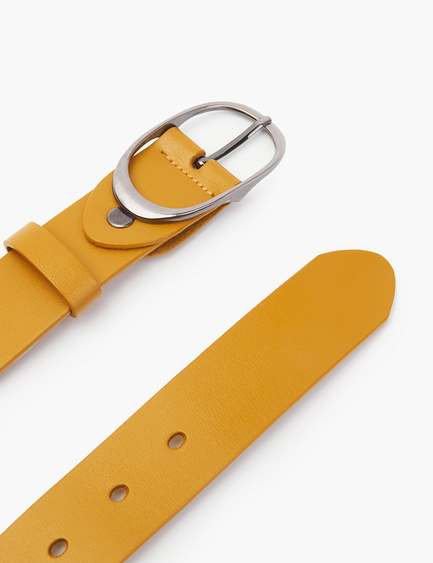 Желтый женский ремень MASCOTTE 701-2108-618 | ракурс 3