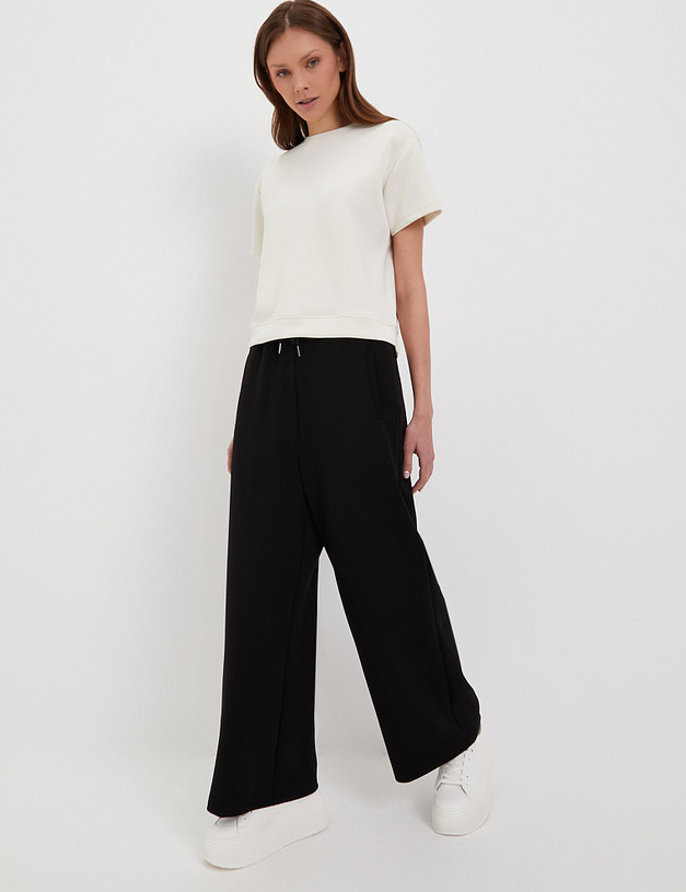 Черные женские спортивные брюки MASCOTTE 890-4108-2402 | ракурс 2 Черные женские спортивные брюки MASCOTTE 890-4108-2402 | ракурс 2