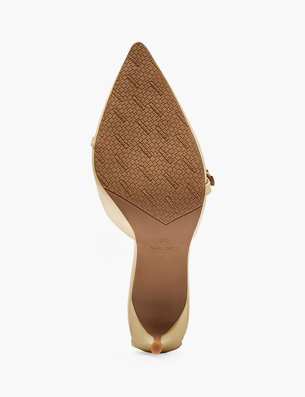 Желтые женские туфли MASCOTTE 126-6102615-0518 | ракурс 5