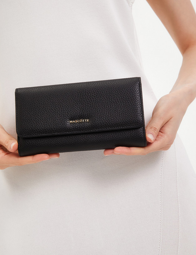 Черный женский кошелек MASCOTTE 660-4103-102 | ракурс 1