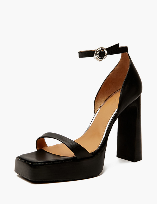 Черные женские босоножки MASCOTTE 172-4122513-3100M | ракурс 2