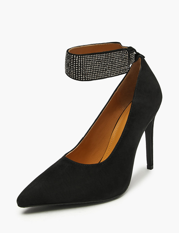 Черные женские туфли MASCOTTE 233-520311-3605M | ракурс 3