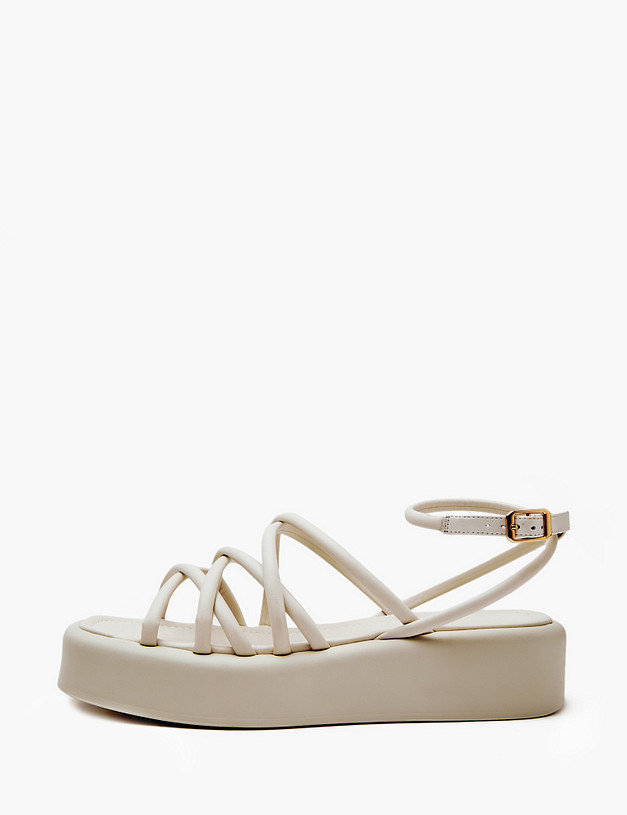 Белые женские сандалии MASCOTTE 126-311562-0601 | ракурс 1