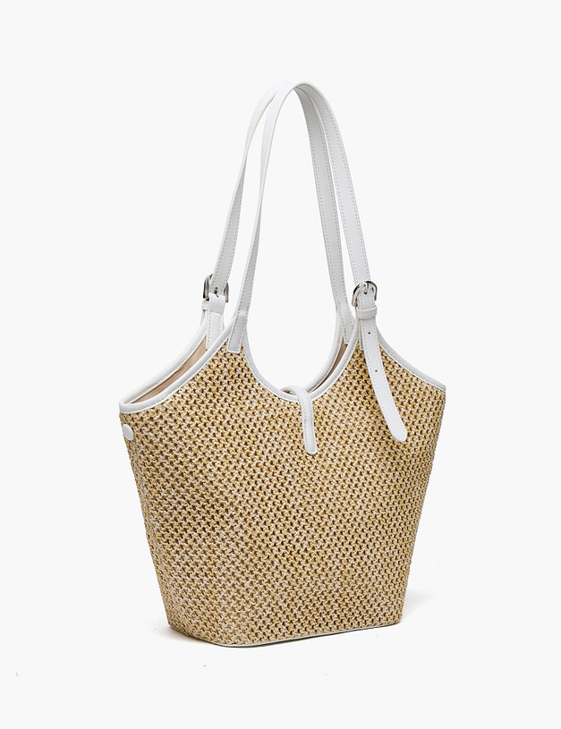 Бежевая женская сумка MASCOTTE 660-6109-208 | ракурс 2