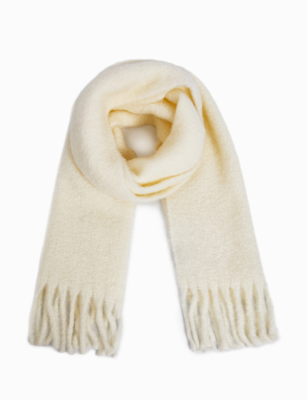 Белый женский шарф MASCOTTE 766-5210-2401 | ракурс 2