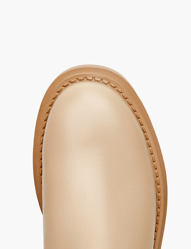Бежевые женские сапоги MASCOTTE 233-3202221-4154M | ракурс 5