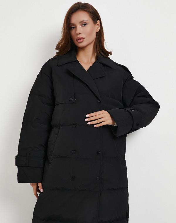 852-5223-2402 Куртка женская черн, Mascotte