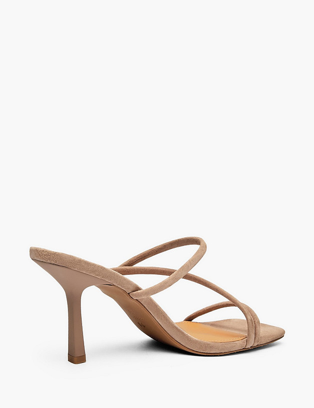 Серо-бежевые женские сабо MASCOTTE 234-611491-4699M | ракурс 3