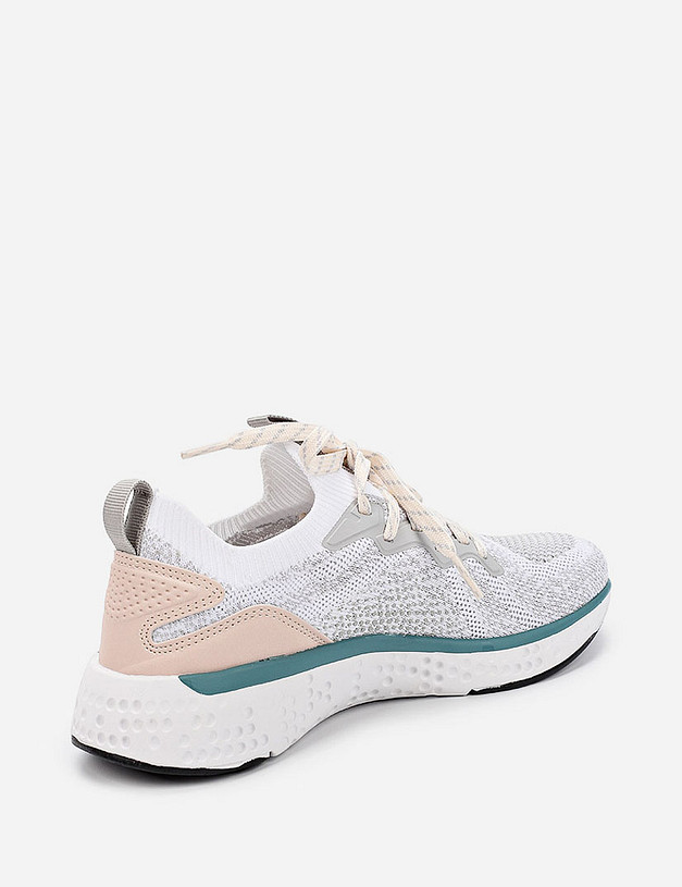 Серые женские кроссовки из текстиля MASCOTTE 130-011261-0210 | ракурс 3