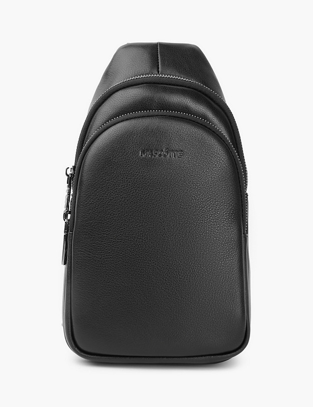 Черная мужская сумка MASCOTTE 604-2153-102 | ракурс 2