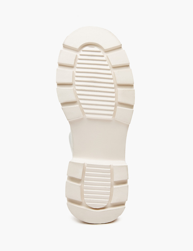 Белые женские зимние ботинки MASCOTTE 233-323631-0101 | ракурс 6