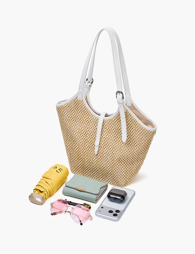 Бежевая женская сумка MASCOTTE 660-6109-208 | ракурс 5